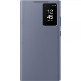 Samsung Original Galaxy S24 Ultra Cover Smart View Wallet Case Violet
