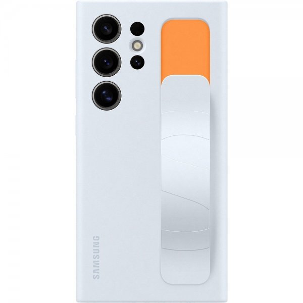 Samsung Original Galaxy S24 Ultra Cover Standing Grip Case Lyseblå