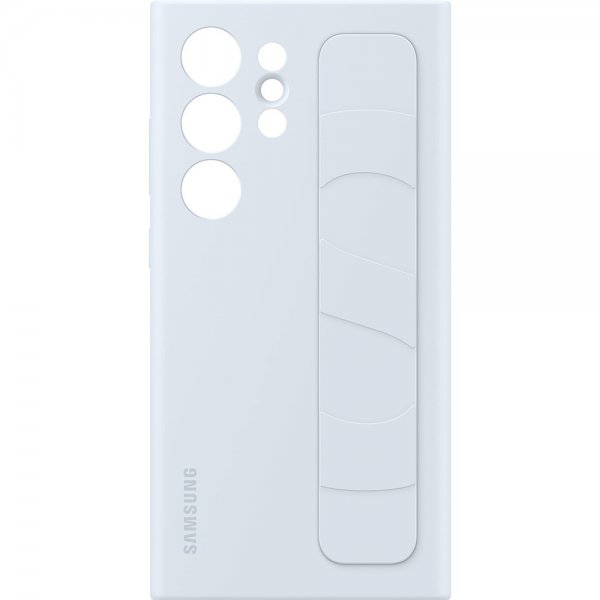 Samsung Original Galaxy S24 Ultra Cover Standing Grip Case Lyseblå