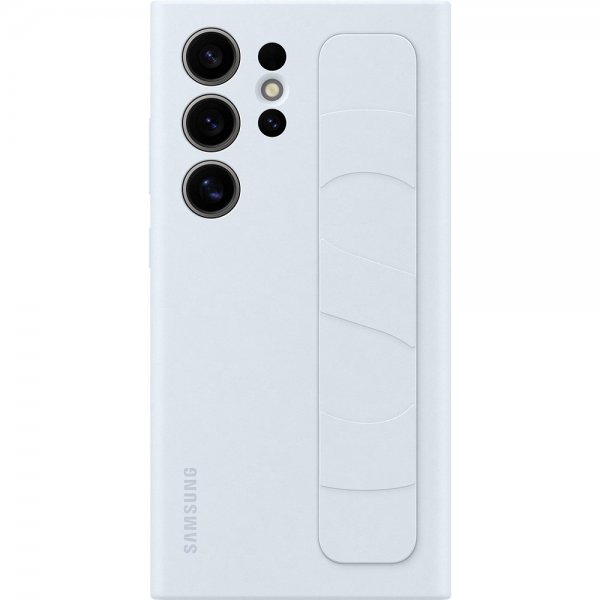 Samsung Original Galaxy S24 Ultra Cover Standing Grip Case Lyseblå