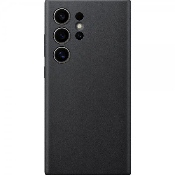 Samsung Original Galaxy S24 Ultra Cover Vegansk Læder Sort