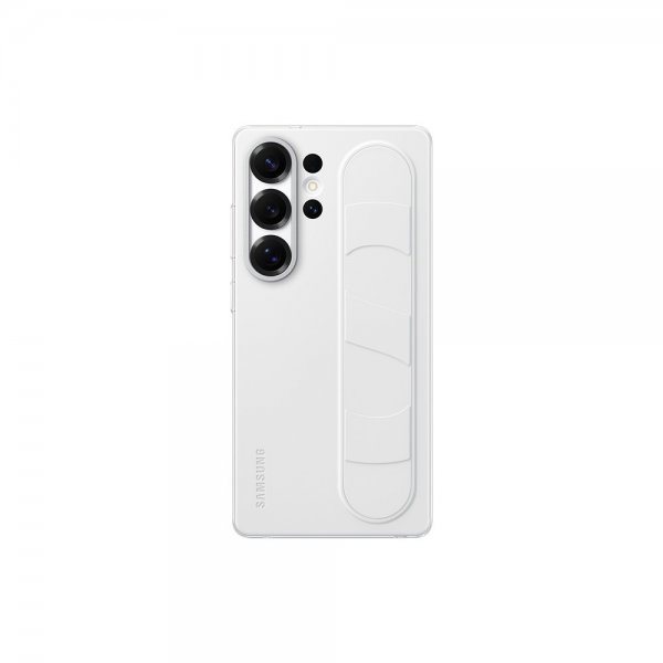 Samsung Original Galaxy S25 Ultra Cover Standing Grip Case Hvid