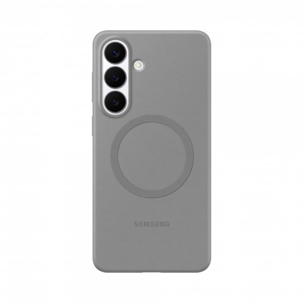 Samsung Original Galaxy S26 Plus Skal Silikone Magnet Cover Grå