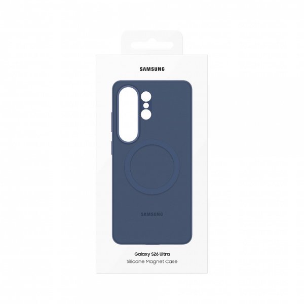 Samsung Original Galaxy S26 Ultra Cover Silikone Magnet Cover Blå Violet