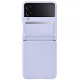 Samsung Original Galaxy Z Flip 4 Cover Flap Leather Cover Serene Purple