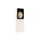Samsung Original Galaxy Z Flip 5 Cover Silikonecover med ring Cream