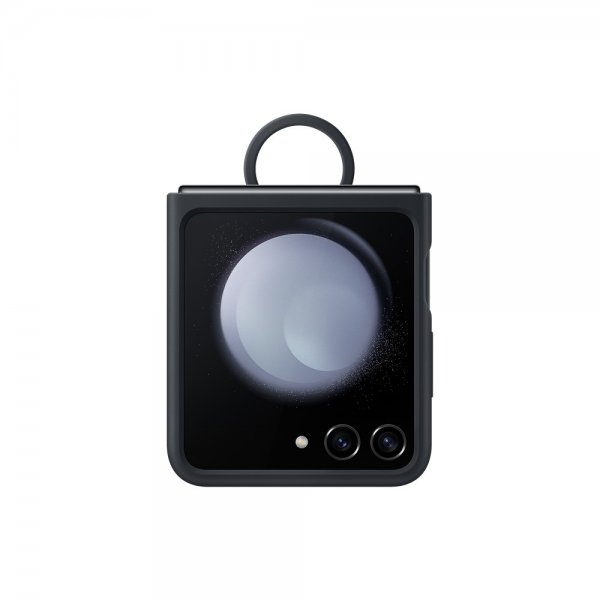 Samsung Original Galaxy Z Flip 5 Cover Silikonecover med Ring Indigo