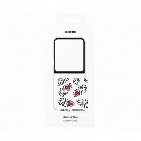 Samsung Original Galaxy Z Flip 6/Galaxy Z Flip 7 FE Cover Flipsuit Case Hvid
