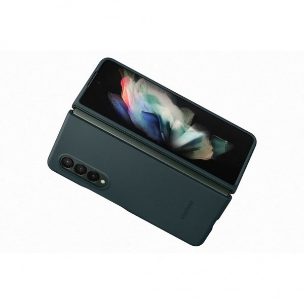 Samsung Original Galaxy Z Fold3 Cover Silicone Cover Grøn