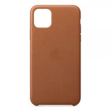 Apple Original iPhone 11 Pro Max Cover Leather Case Brun