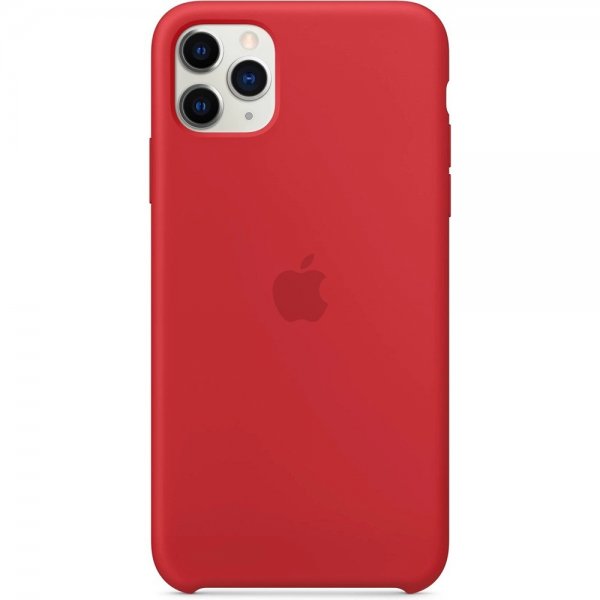 Apple Original iPhone 11 Pro Max Cover Silicone Case Rød