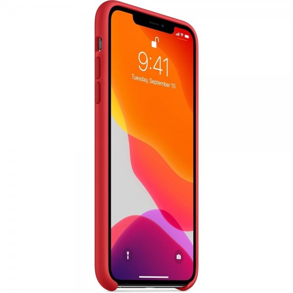 Apple Original iPhone 11 Pro Max Cover Silicone Case Rød