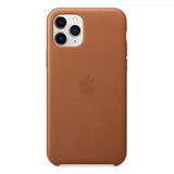 Apple Original iPhone 11 Pro Cover Leather Case Saddle Brown