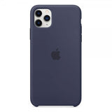 Apple Original iPhone 11 Pro Max Cover Silicone Case Midnight Blue