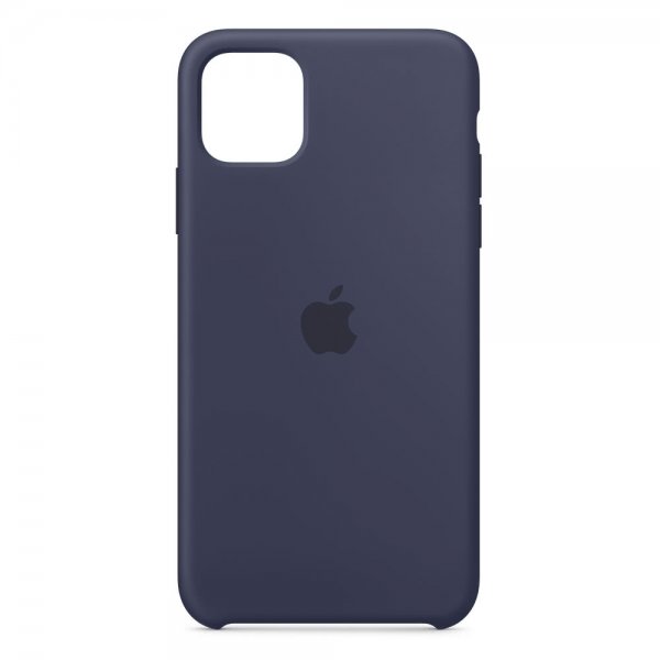 Apple Original iPhone 11 Pro Max Cover Silicone Case Midnight Blue