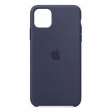 Apple Original iPhone 11 Pro Max Cover Silicone Case Midnight Blue