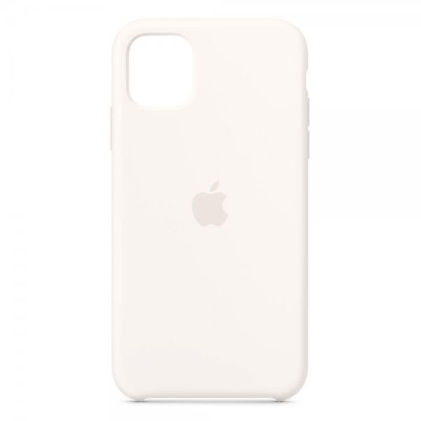 Apple Original iPhone 11 Cover Silikone Etui Hvid