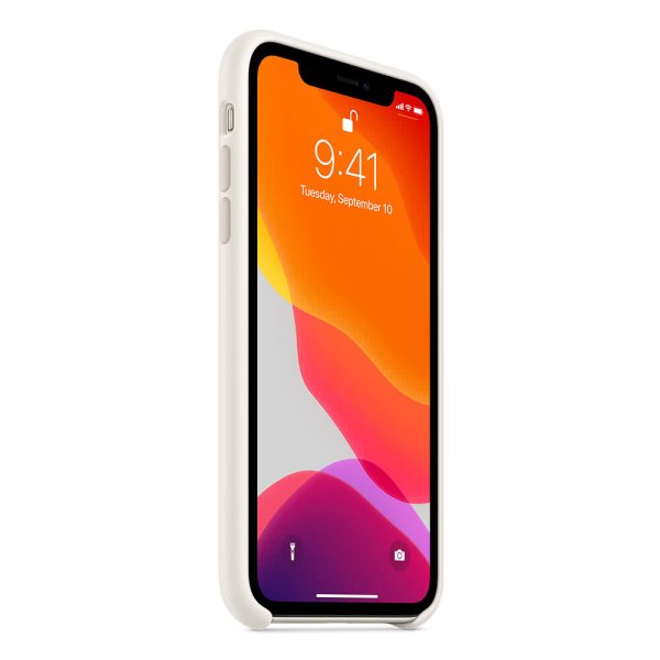 Apple Original iPhone 11 Cover Silikone Etui Hvid