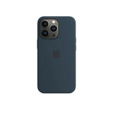 Apple Original iPhone 13 Pro Cover Silicone Case MagSafe Bläckblå