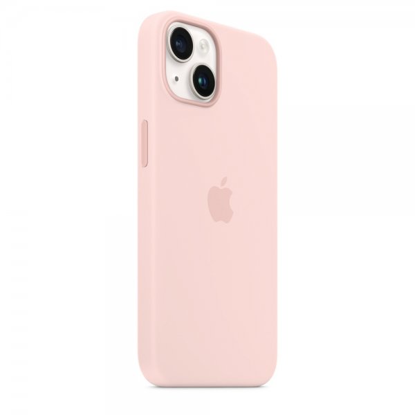 Apple Original iPhone 14 Plus Cover Silikoneetui MagSafe Kridtrose