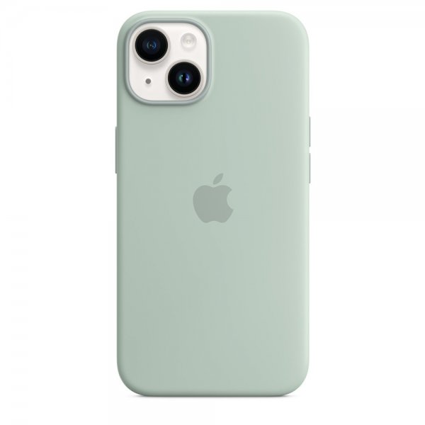 Apple Original iPhone 14 Plus Cover Silicone Case MagSafe Suckulent