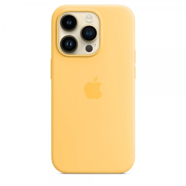 Apple Original iPhone 14 Pro Max Cover Silikonecover MagSafe Solskinsklar
