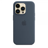 Apple Original iPhone 14 Pro Max Cover Silicone Case MagSafe Storm Blue