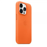 Apple Original iPhone 14 Pro Cover Læderetuier MagSafe Orange