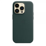 Apple Original iPhone 14 Pro Cover Lædercover MagSafe Skovgrøn
