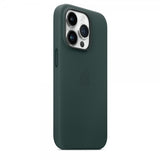 Apple Original iPhone 14 Pro Cover Lædercover MagSafe Skovgrøn