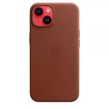 Apple Original iPhone 14 Cover Læderetui MagSafe Umbra