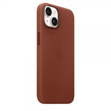 Apple Original iPhone 14 Cover Læderetui MagSafe Umbra