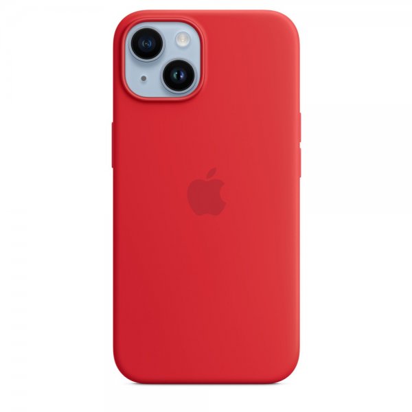 Apple Original iPhone 14 Cover Silicone Case MagSafe (PRODUCT)RED