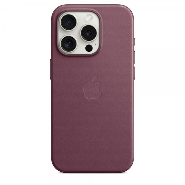 Apple Original iPhone 15 Pro Max Cover FineWoven MagSafe Mulberry