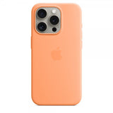 Apple Original iPhone 15 Pro Max Cover Silikone MagSafe Orange Sorbet