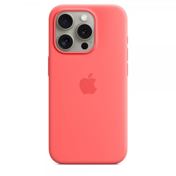 Apple Original iPhone 15 Pro Max Cover Silikone MagSafe Guava
