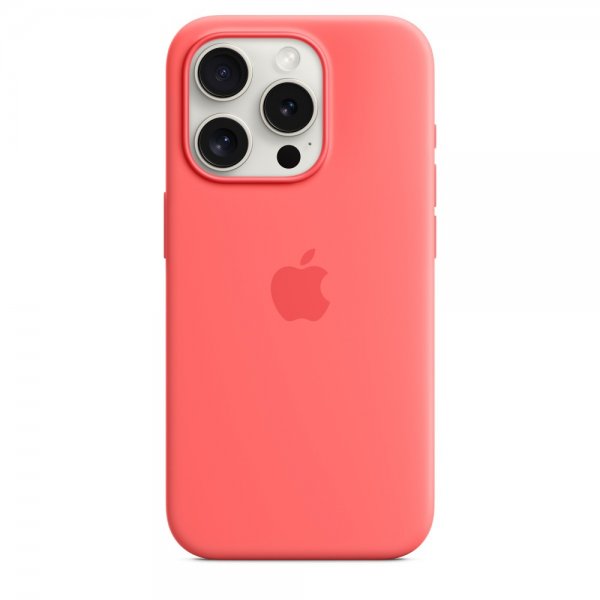 Apple Original iPhone 15 Pro Max Cover Silikone MagSafe Guava