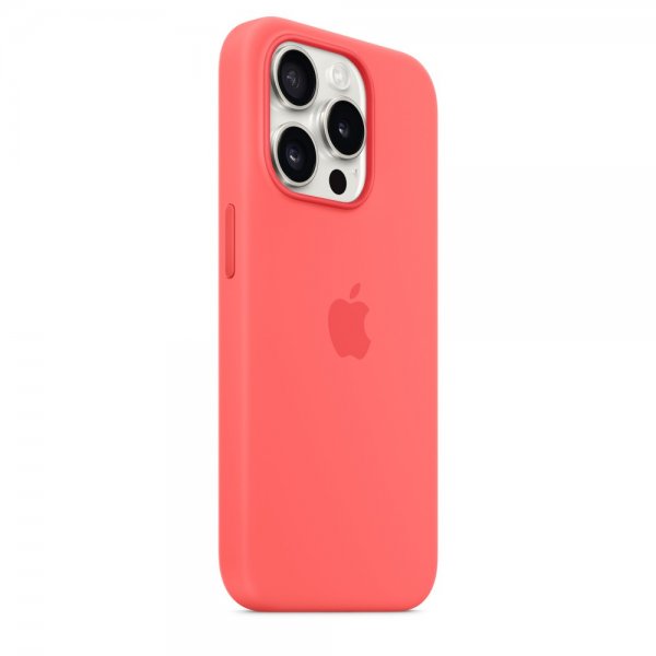 Apple Original iPhone 15 Pro Max Cover Silikone MagSafe Guava