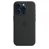 Apple Original iPhone 15 Pro Max Cover Silikone MagSafe Sort