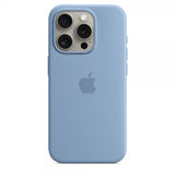 Apple Original iPhone 15 Pro Max Cover Silikone MagSafe Vinterblå