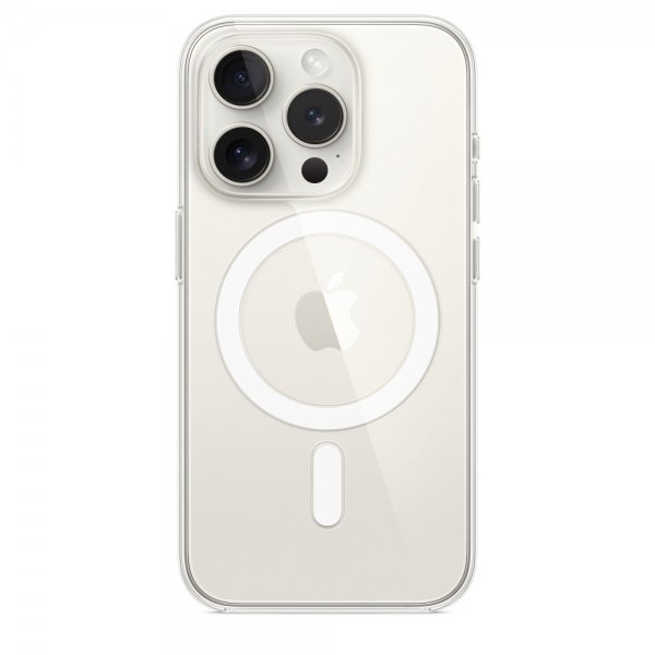 Apple Original iPhone 15 Pro Max Cover Klar MagSafe