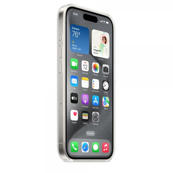 Apple Original iPhone 15 Pro Max Cover Klar MagSafe