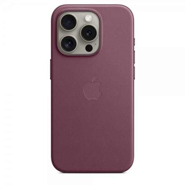 Apple Original iPhone 15 Pro Cover FineWoven MagSafe Mulberry