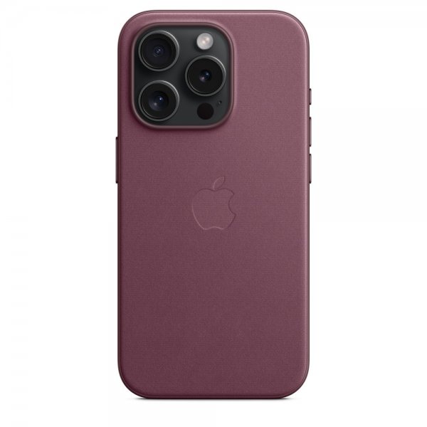 Apple Original iPhone 15 Pro Cover FineWoven MagSafe Mulberry