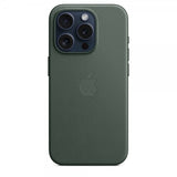 Apple Original iPhone 15 Pro Cover FineWoven MagSafe Vintergrøn