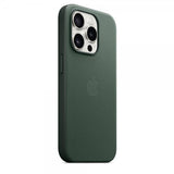 Apple Original iPhone 15 Pro Cover FineWoven MagSafe Vintergrøn