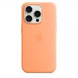Apple Original iPhone 15 Pro Cover Silikone MagSafe Appelsinsorbet