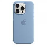 Apple Original iPhone 15 Pro Cover Silikone MagSafe Vinterblå