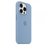 Apple Original iPhone 15 Pro Cover Silikone MagSafe Vinterblå
