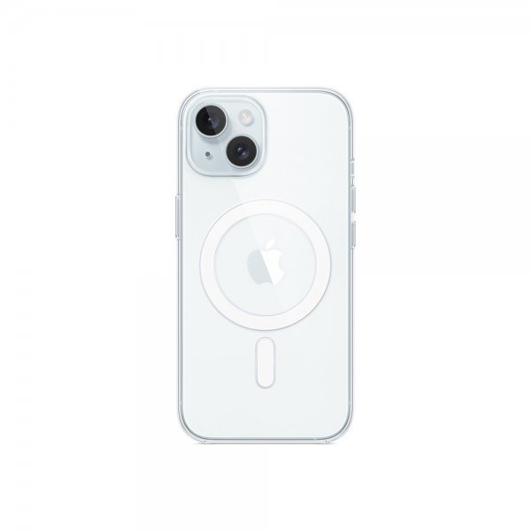Apple Original iPhone 15 Cover Klar Cover MagSafe Klar